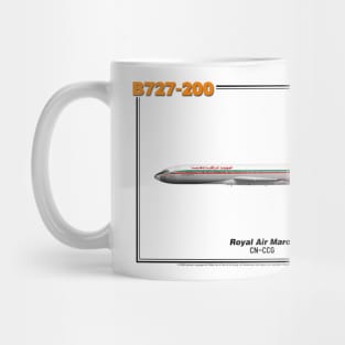 Boeing B727-200 - Royal Air Maroc (Art Print) Mug